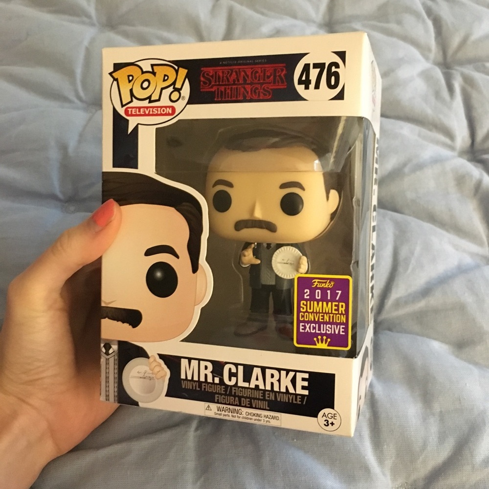 Mr. Clarke funko pop figure stranger things